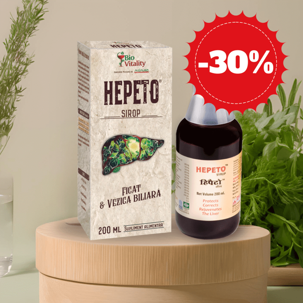 Hepeto sirop - Ficat și vezică biliară