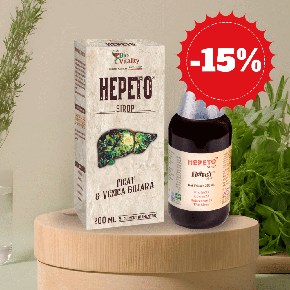 Hepeto sirop - Ficat și vezică biliară